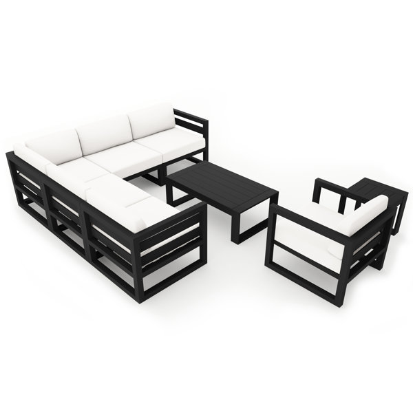 Harmonia Living Avion Outdoor 4 Piece Conversation Set by Harmonia Living & Reviews Perigold